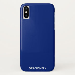 Dragonfly blue colour name iPhone x case