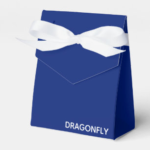 Dragonfly blue colour name favour box