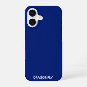 Dragonfly blue colour name iPhone 16 case