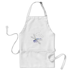 Dragonfly Blue Whimsical Cartoon Art Standard Apron