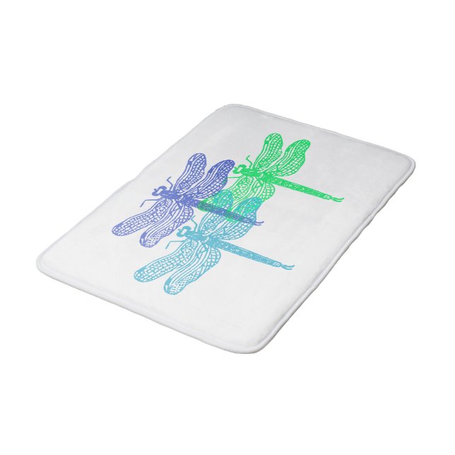 Dragonfly Blues Foam Mat (Angled)