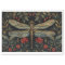 Dragonfly Botanical Flowers Decoupage