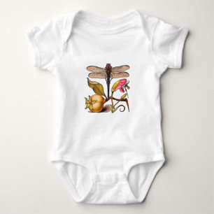 Dragonfly Botanical Nature Wildlife Baby Bodysuit