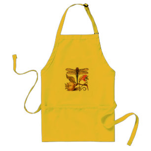 Dragonfly Botanical Nature Wildlife Hoefnagel Art Standard Apron