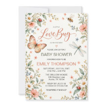 Dragonfly Butterfly Love Bug Baby Shower