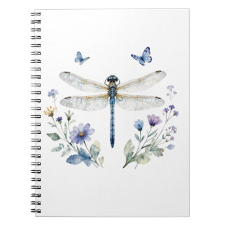 Dragonfly Butterfly Wildflower Notebook |