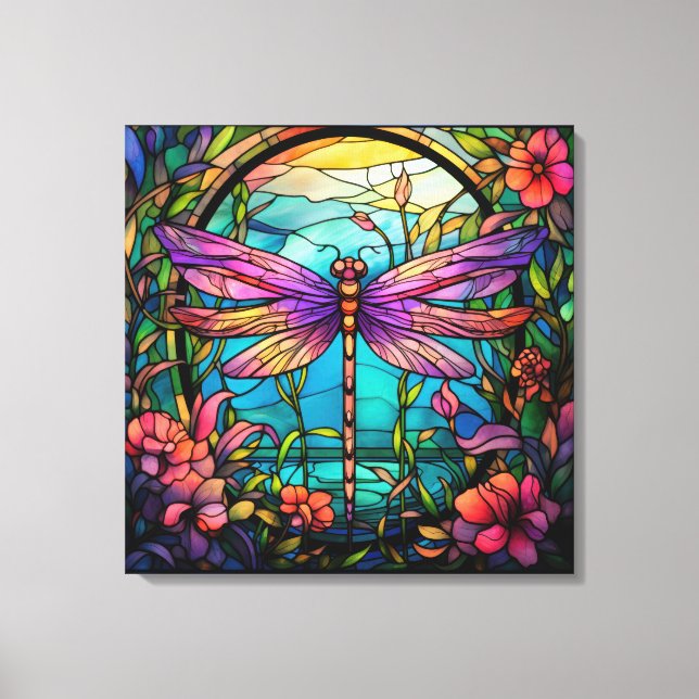 Dragonfly Canvas Art (Front)