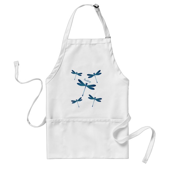 Dragonfly cartoon illustration  standard apron (Front)