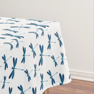 Dragonfly cartoon illustration tablecloth