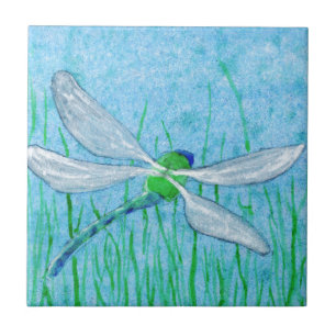 Dragonfly Ceramic Tile
