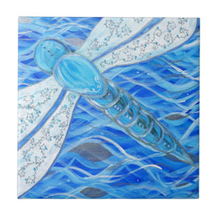 Dragonfly Ceramic Tile