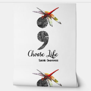 Dragonfly Choose Life Suicide Awareness T shirt Wallpaper