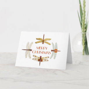Dragonfly Christmas Card