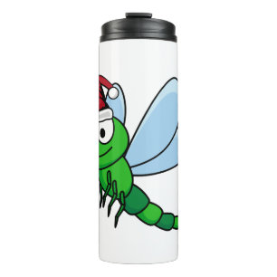 Dragonfly Christmas dragonfly Thermal Tumbler