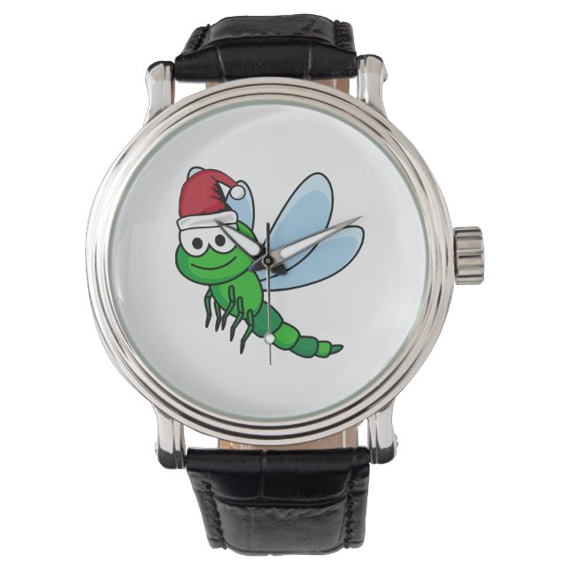 Dragonfly Christmas dragonfly  Watch (Front)