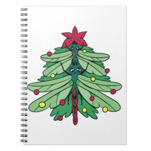 Dragonfly Christmas Notebook