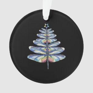 Dragonfly christmas ornament