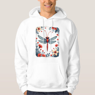 Dragonfly Christmas T-Shirt_1 (2) Hoodie