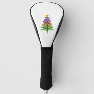 Dragonfly Christmas Tree Shirt Insect Lover Xmas C Golf Head Cover