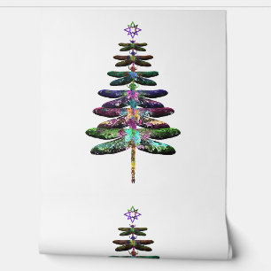 Dragonfly Christmas Tree Shirt Insect Lover Xmas C Wallpaper