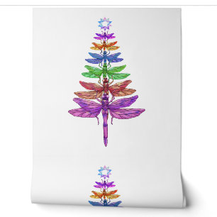Dragonfly Christmas Tree Shirt Insect Lover Xmas C Wallpaper