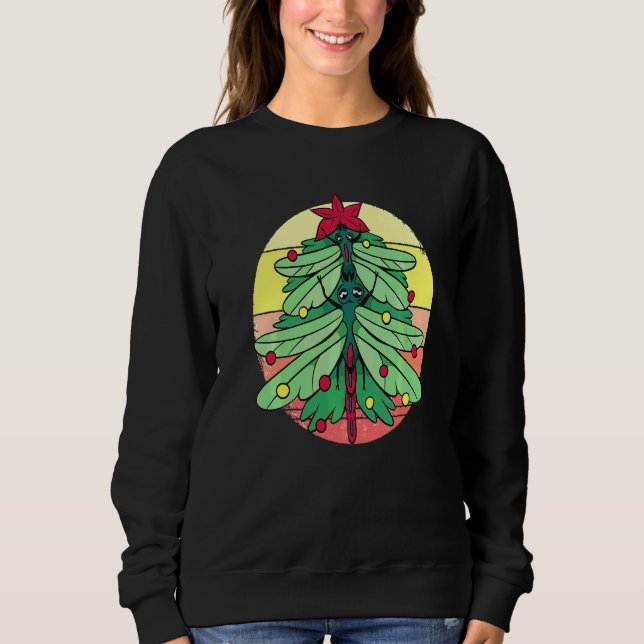 Dragonfly Christmas Tree Sweatshirt (Front)
