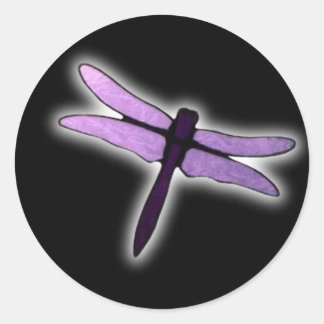 Dragonfly Classic Round Sticker