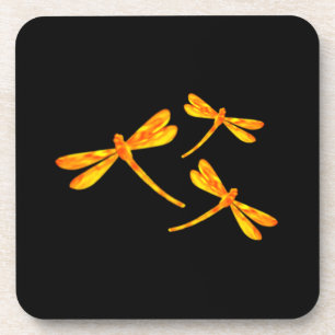 Dragonfly Coasters - Fire