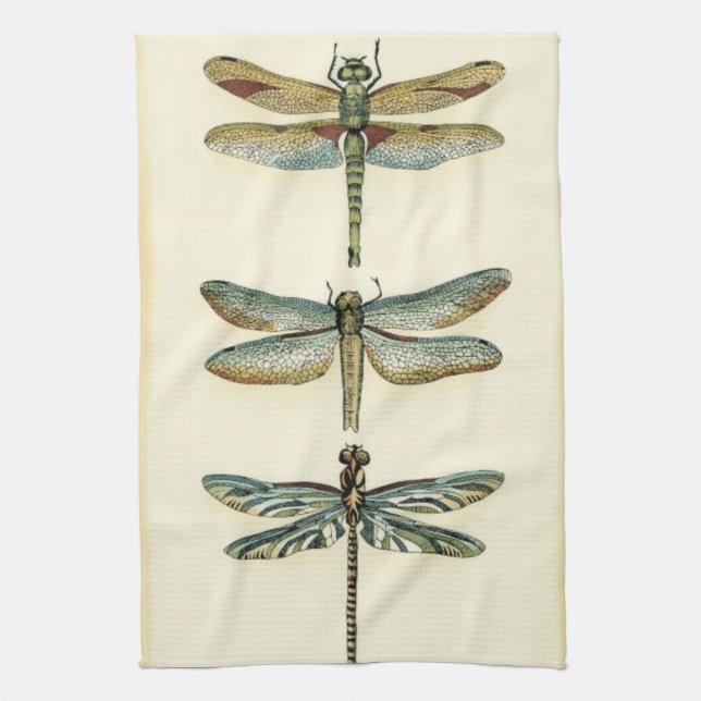 Dragonfly Collection by Chariklia Zarris Tea Towel (Vertical)