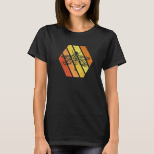Dragonfly Colorful Mandala Vintage Retro Sunset Om T-Shirt