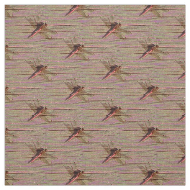 Dragonfly Colourful Fabric (Swatch)