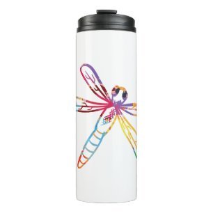 Dragonfly Colourful Graphic Entomologist Gift Thermal Tumbler