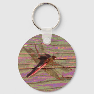 Dragonfly Colourful Key Ring
