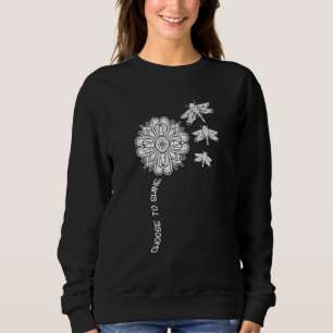 Dragonfly Colourful Mandala Peace Zen Yoga Chakra Sweatshirt