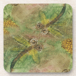 Dragonfly Cotton Candy Coaster