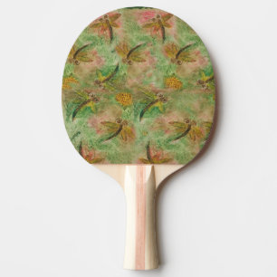 Dragonfly Cotton Candy Ping Pong Paddle