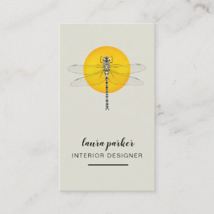 Dragonfly Creative Designer Nature Consultancy Business Card