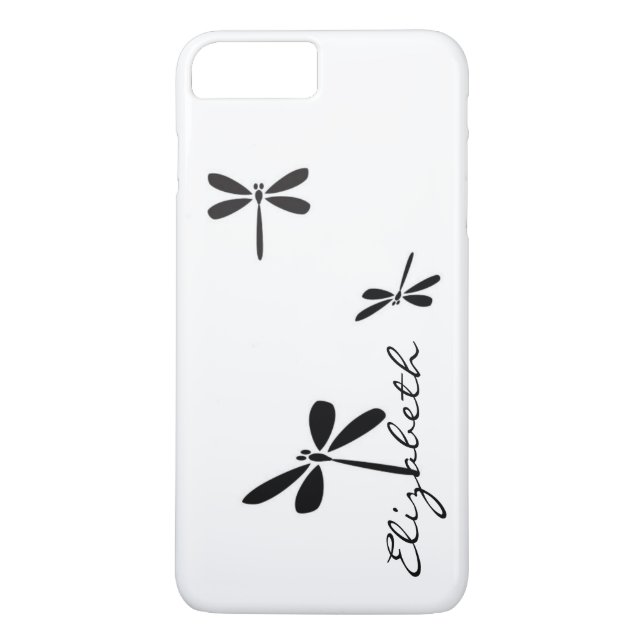 Dragonfly Custom Monogram Case-Mate iPhone Case (Back)