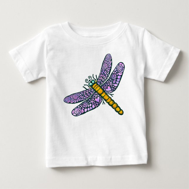 Dragonfly - Customised Baby T-Shirt (Front)