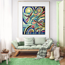 Dragonfly Dance: An Art Deco Flight