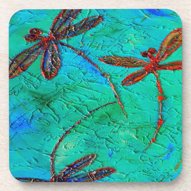 Dragonfly Dance Coaster (Front)