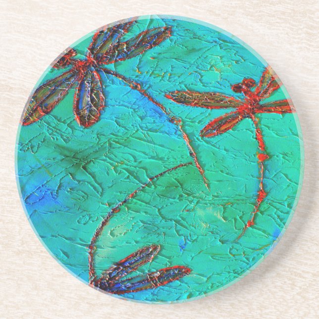 Dragonfly Dance Coaster (Front)