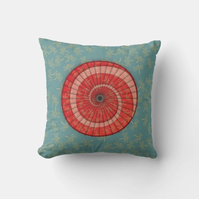 dragonfly dance cushion (Front)