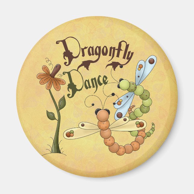 Dragonfly Dance Magnet (Front)