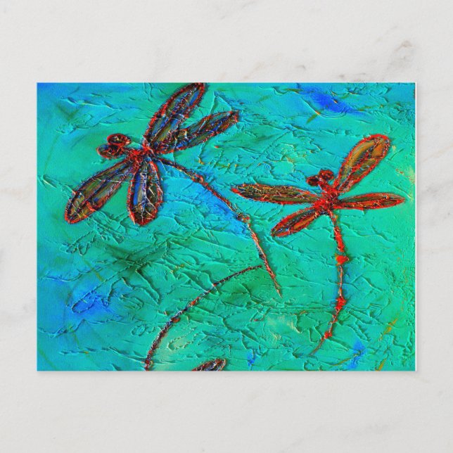 Dragonfly Dance Postcard (Front)