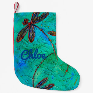 Dragonfly Dance Small Christmas Stocking