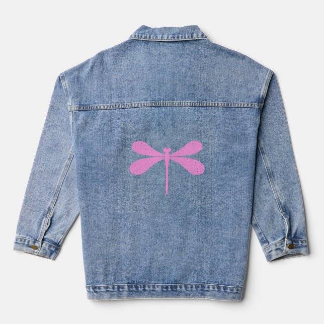 Dragonfly          denim jacket (Back)