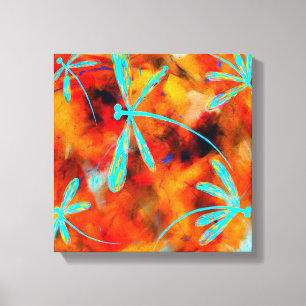 Dragonfly Desert Canvas Print