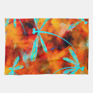 Dragonfly Desert Flit Tea Towel