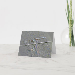Dragonfly Digital Manipulation Note Card